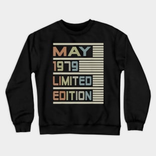 41th Birthday Gift May 1979 41 Years Old Crewneck Sweatshirt